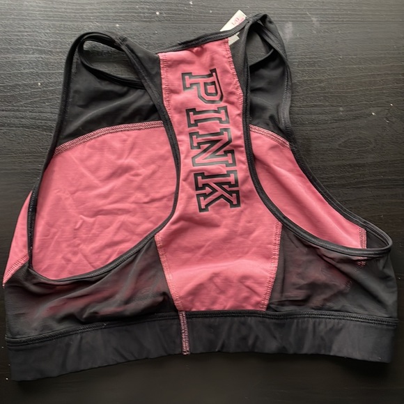 Pink Unlined Sports Bra - Picture 2 of 4
